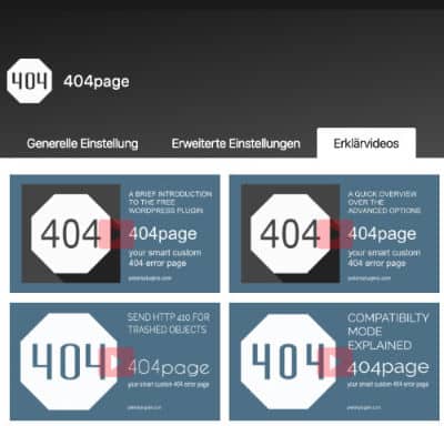 Wordpress Plugins 404